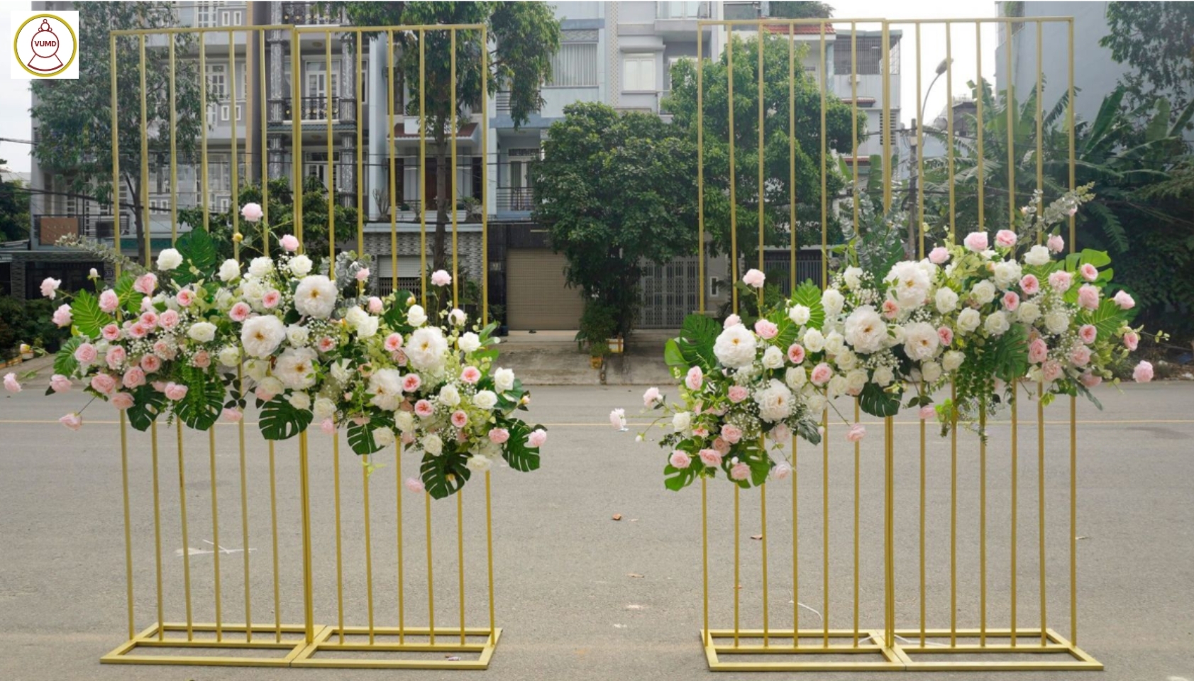 Background đám cưới tại nhà hot