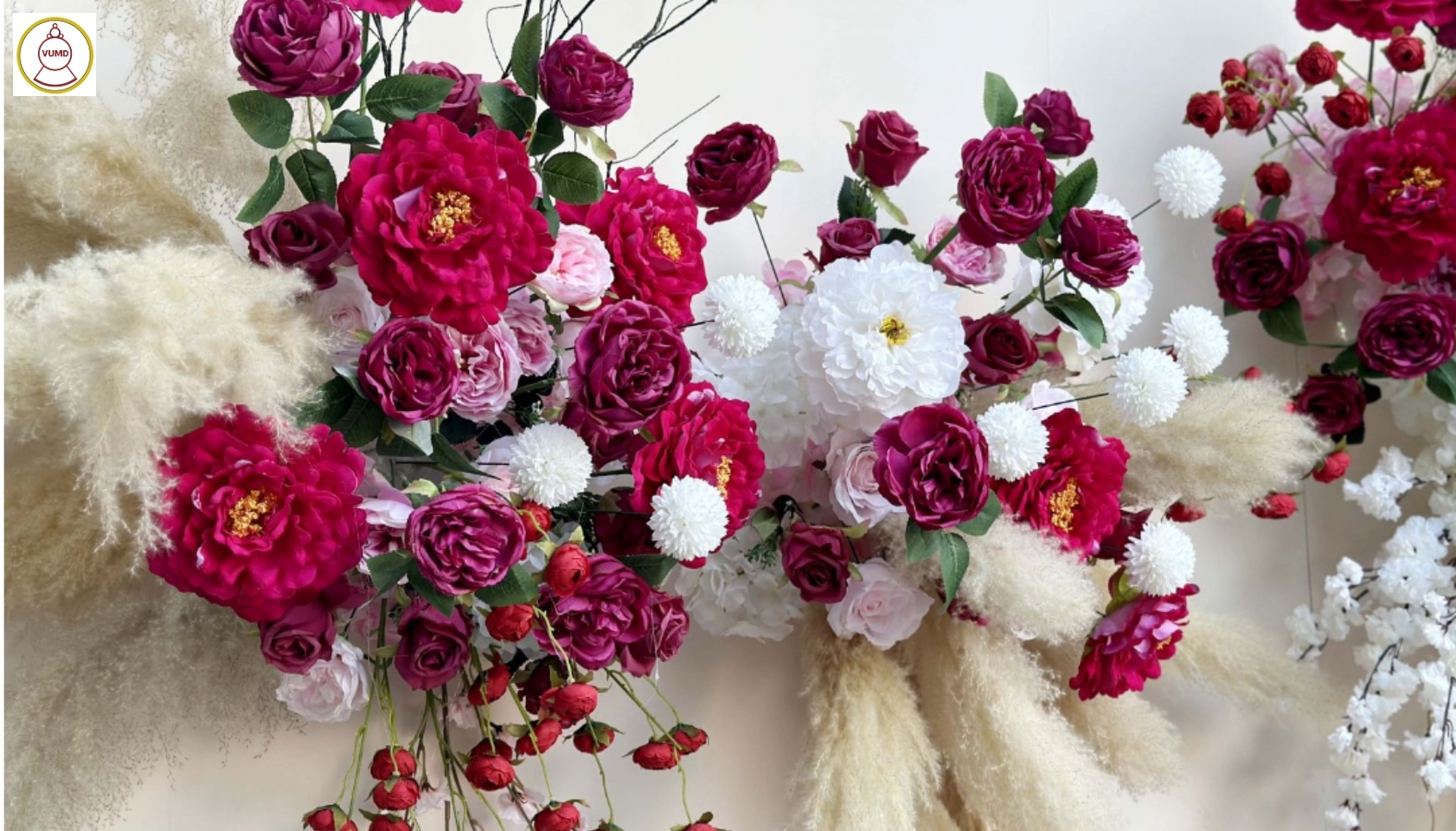 Background trang trí đám cưới đẹp