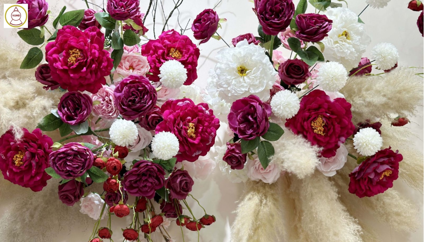 Background trang trí đám cưới đẹp