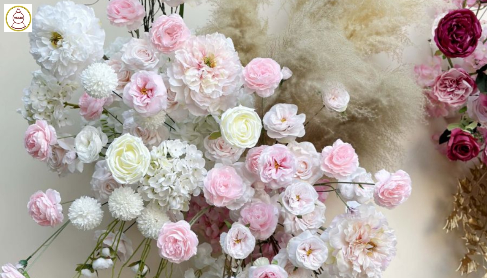 Background trang trí đám cưới đẹp