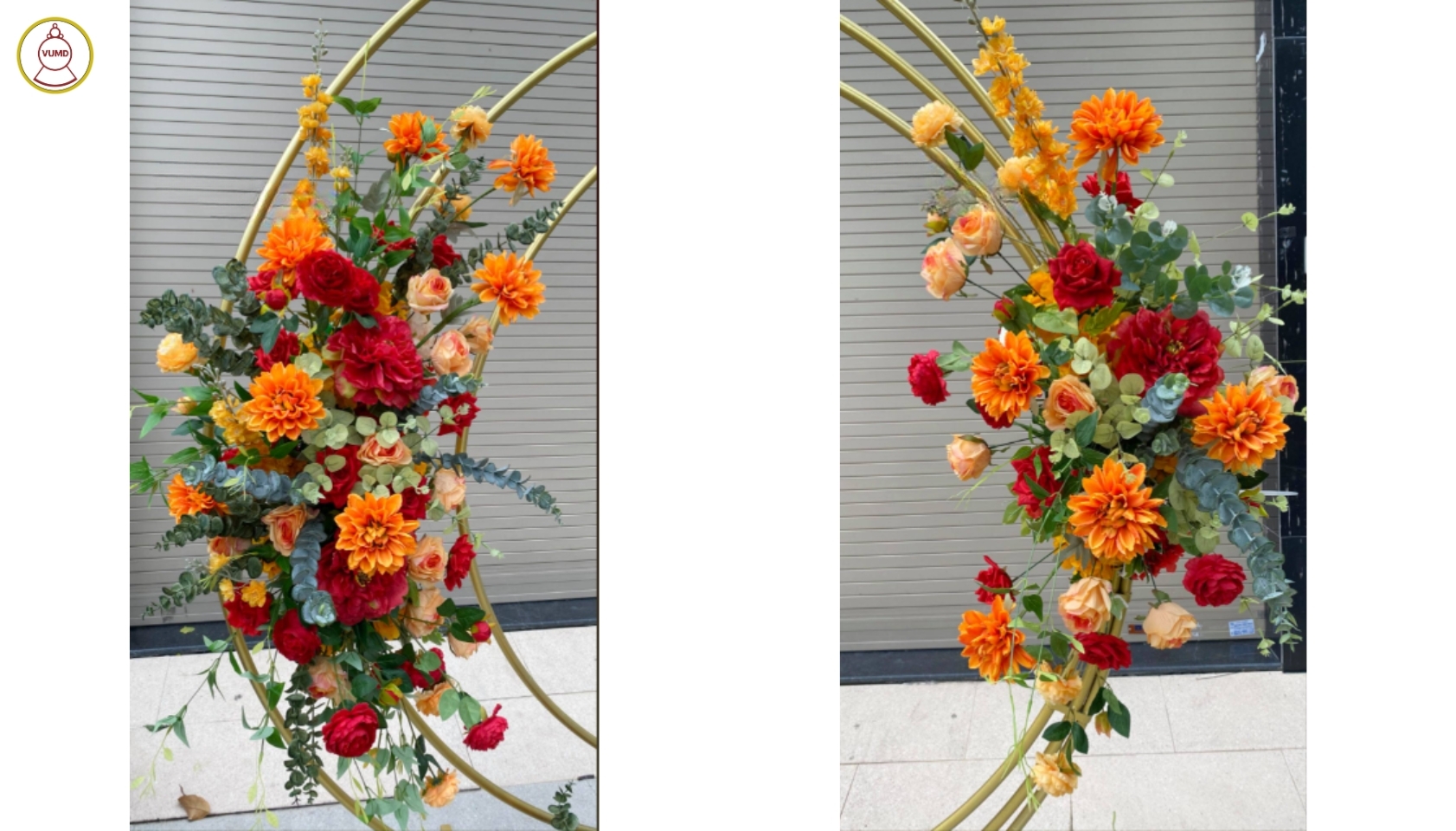 Vòng background đám cưới đẹp