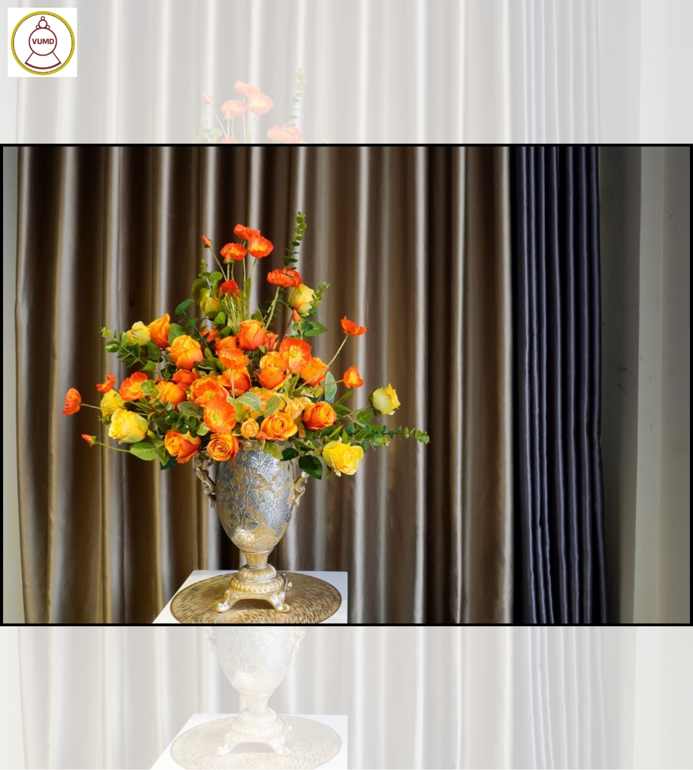 Bình hoa trang trí sang trọng cho ngày tết