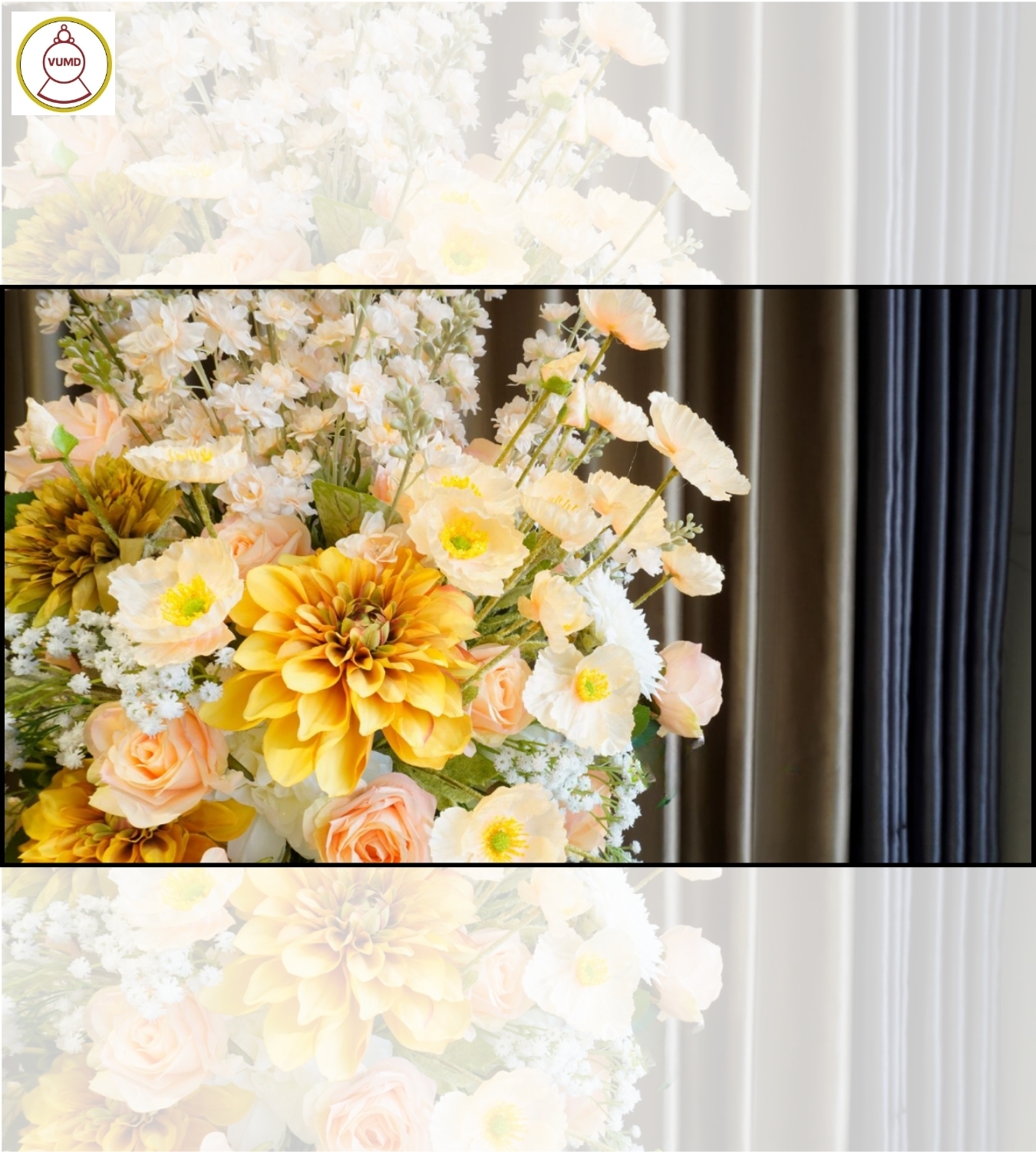 Bình hoa trang trí thể hiện sự trân quý