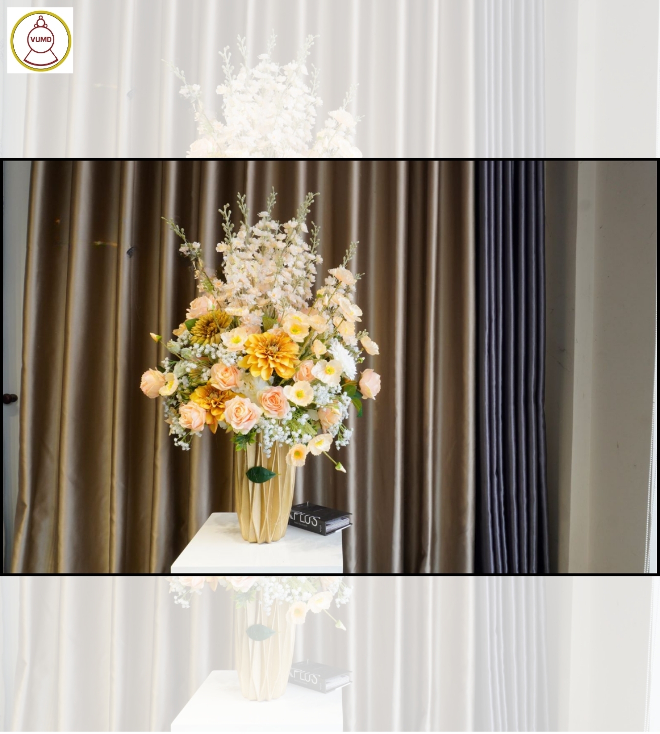 Bình hoa trang trí thể hiện sự trân quý