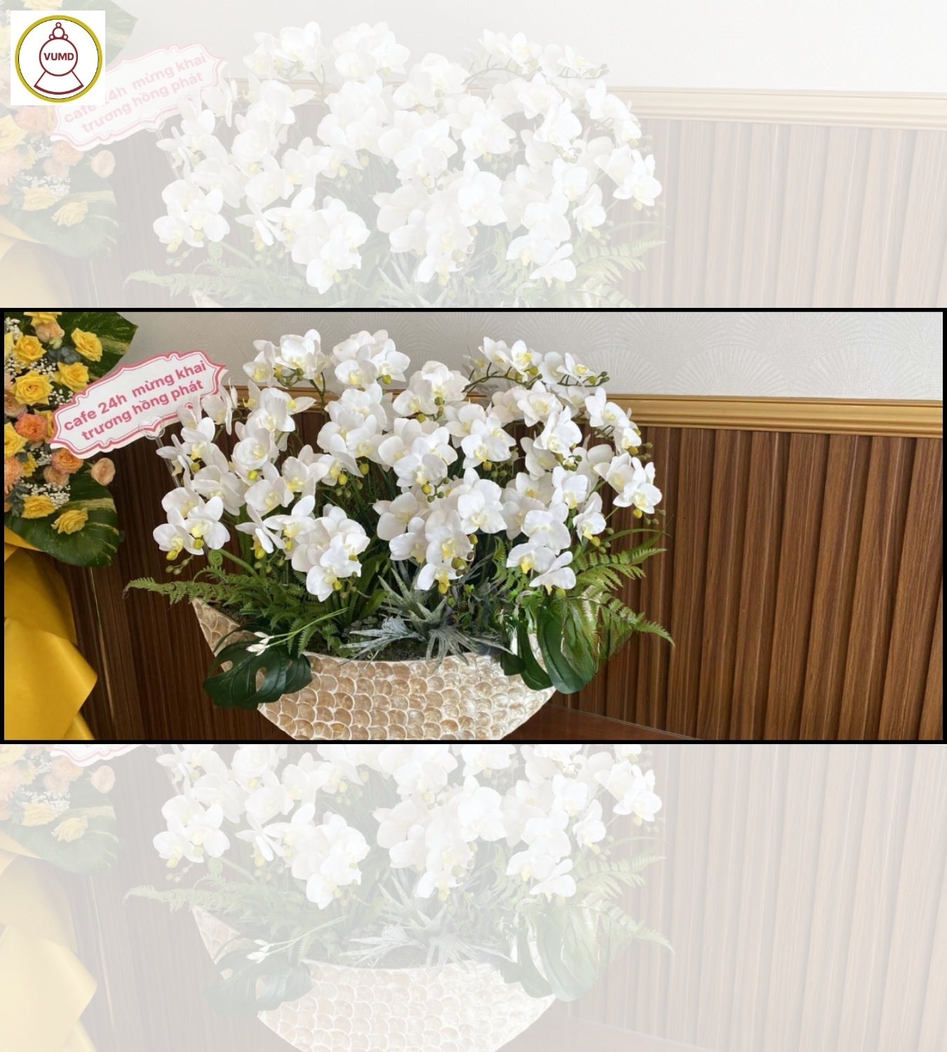 Bình hoa trang trí khai trương 2