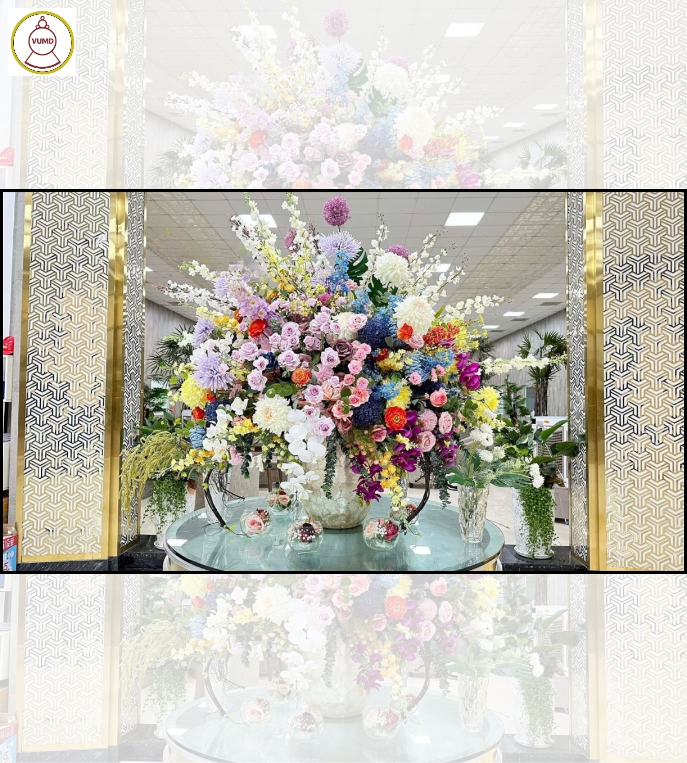 Bình hoa trang trí nhà hàng