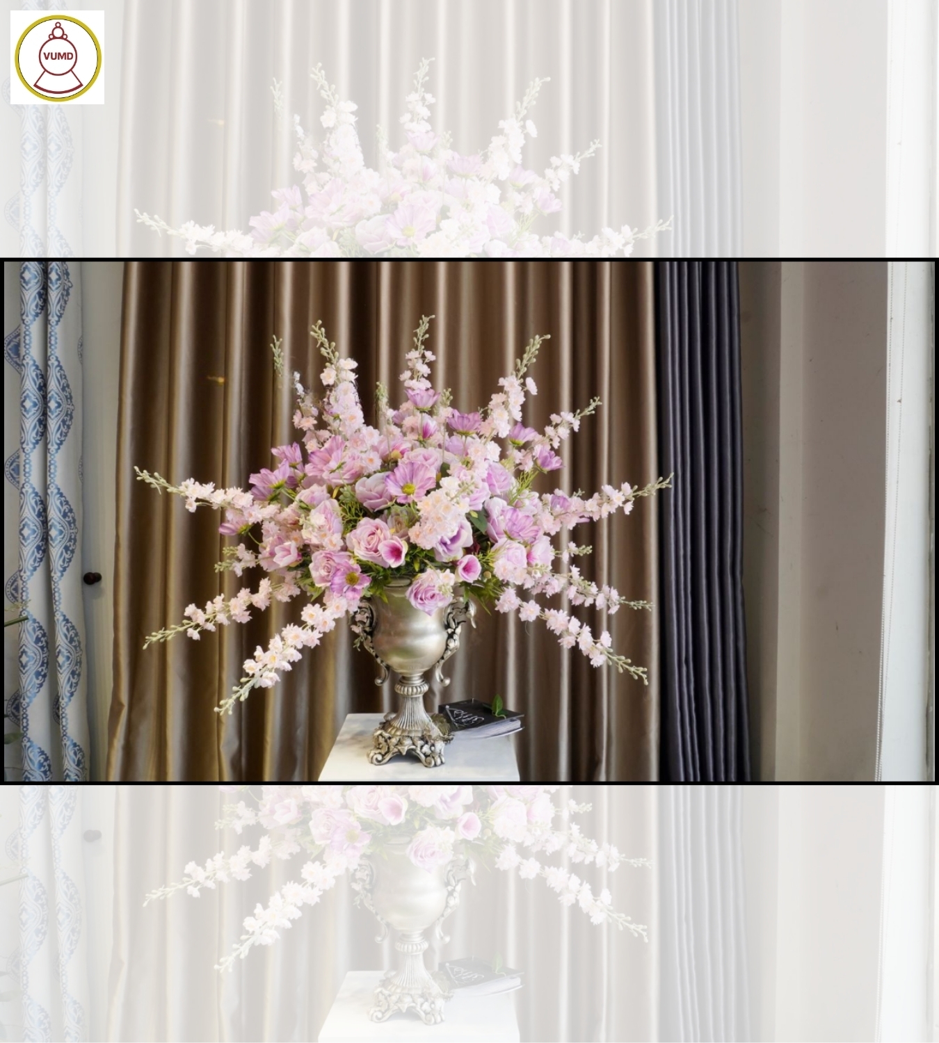 Bình hoa trang trí phi yến cao cấp