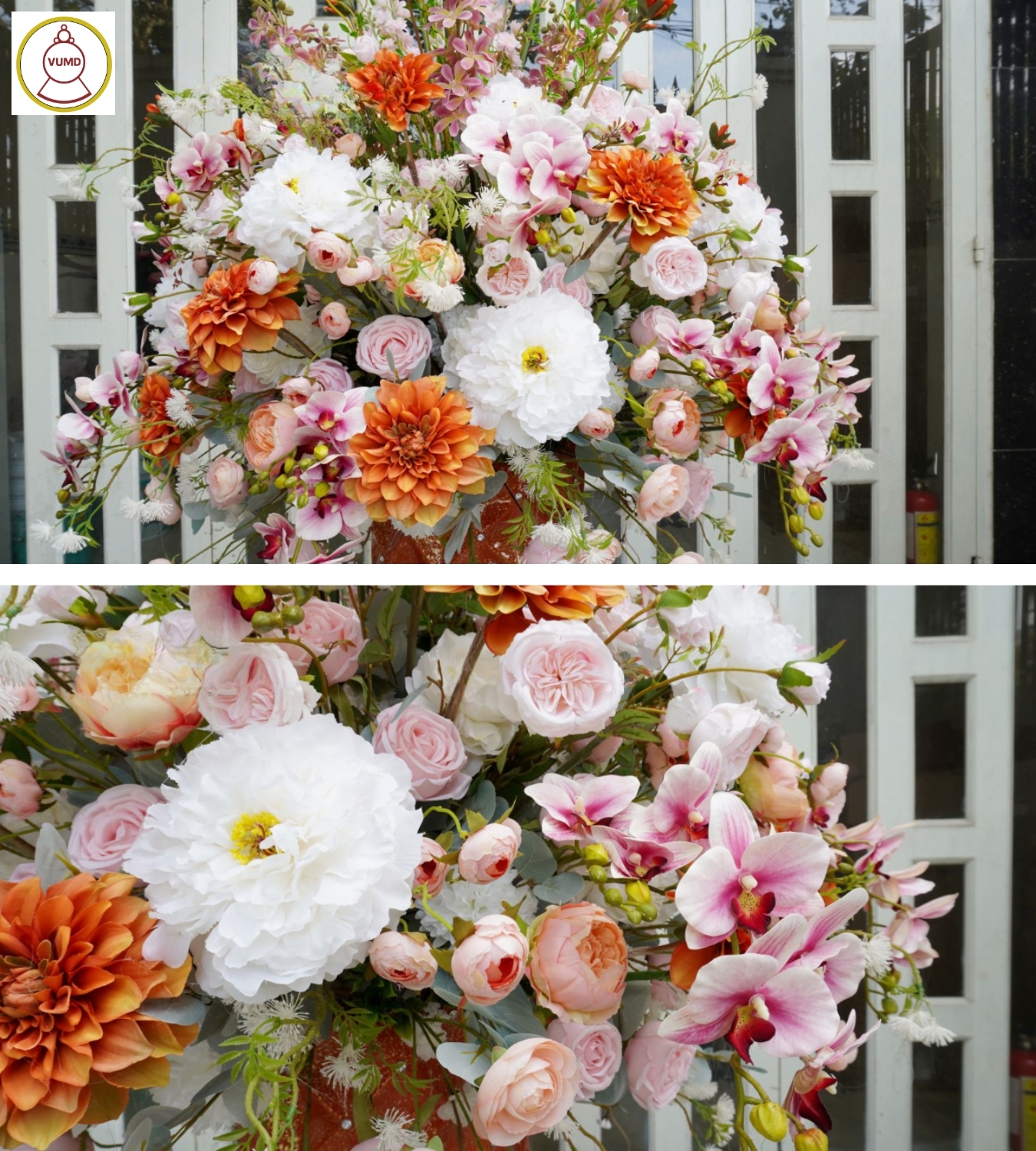 Bình hoa trang trí phòng khách độc đáo