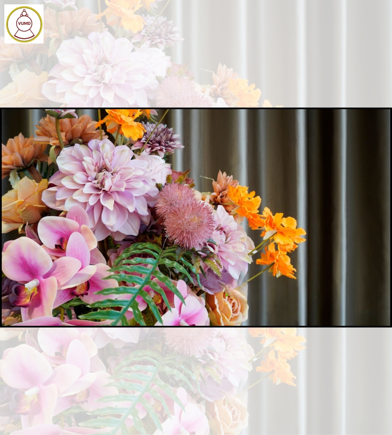 Bình hoa trang trí tông nâu cao cấp