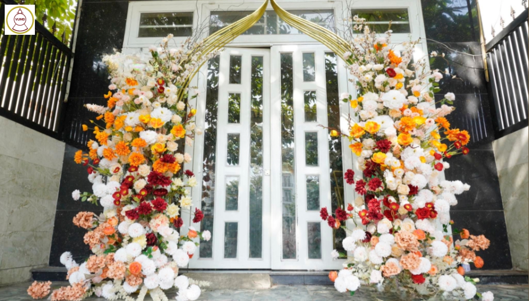 Cổng hoa đám cưới cao cấp