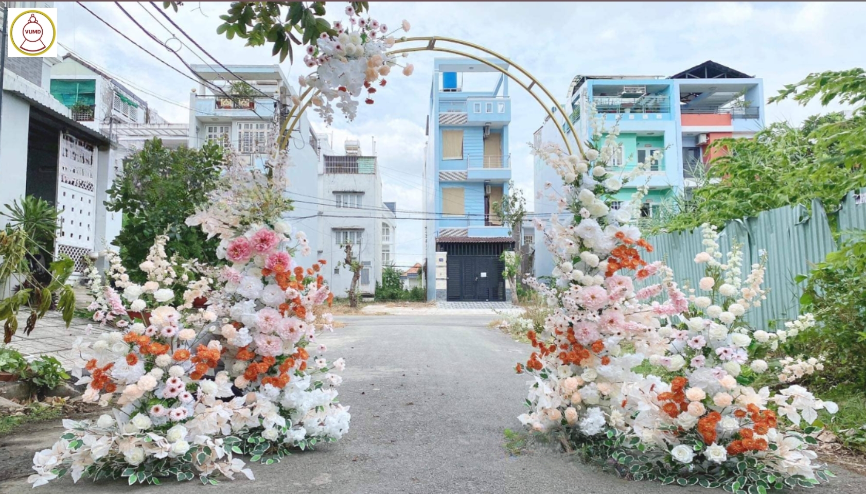 Cổng hoa đám cưới siêu hot