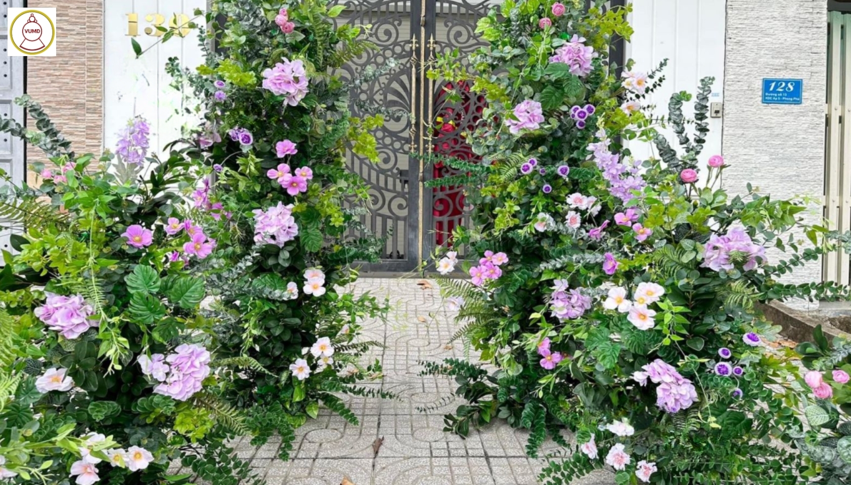 Hoa trang trí đám cưới, phim trường, studio