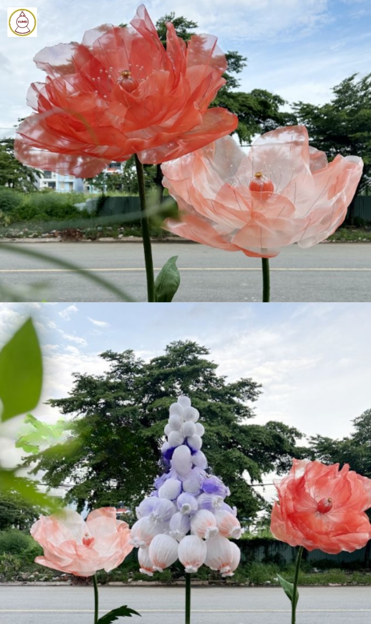 Hoa trang trí đám cưới, quán cafe, studio hot 2024