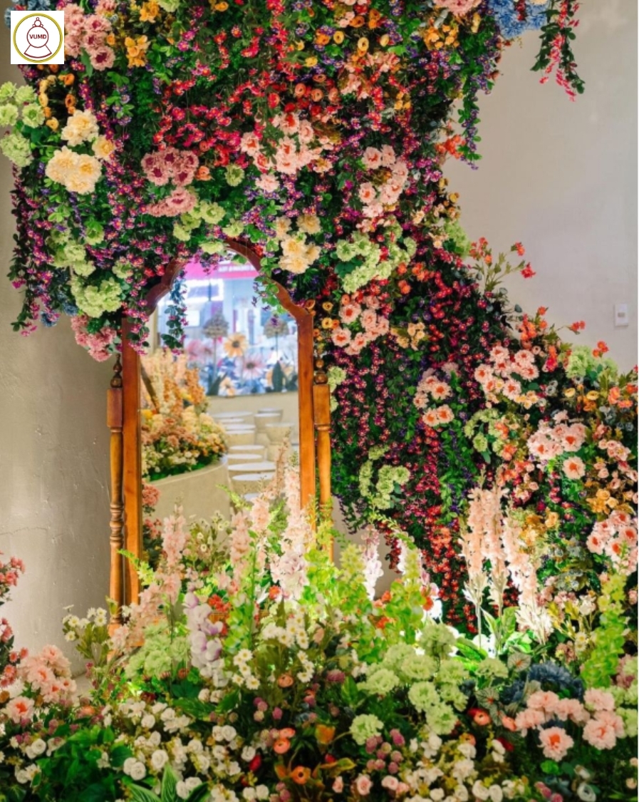 Hoa trang trí đám cưới, quán cafe, studio xu hướng