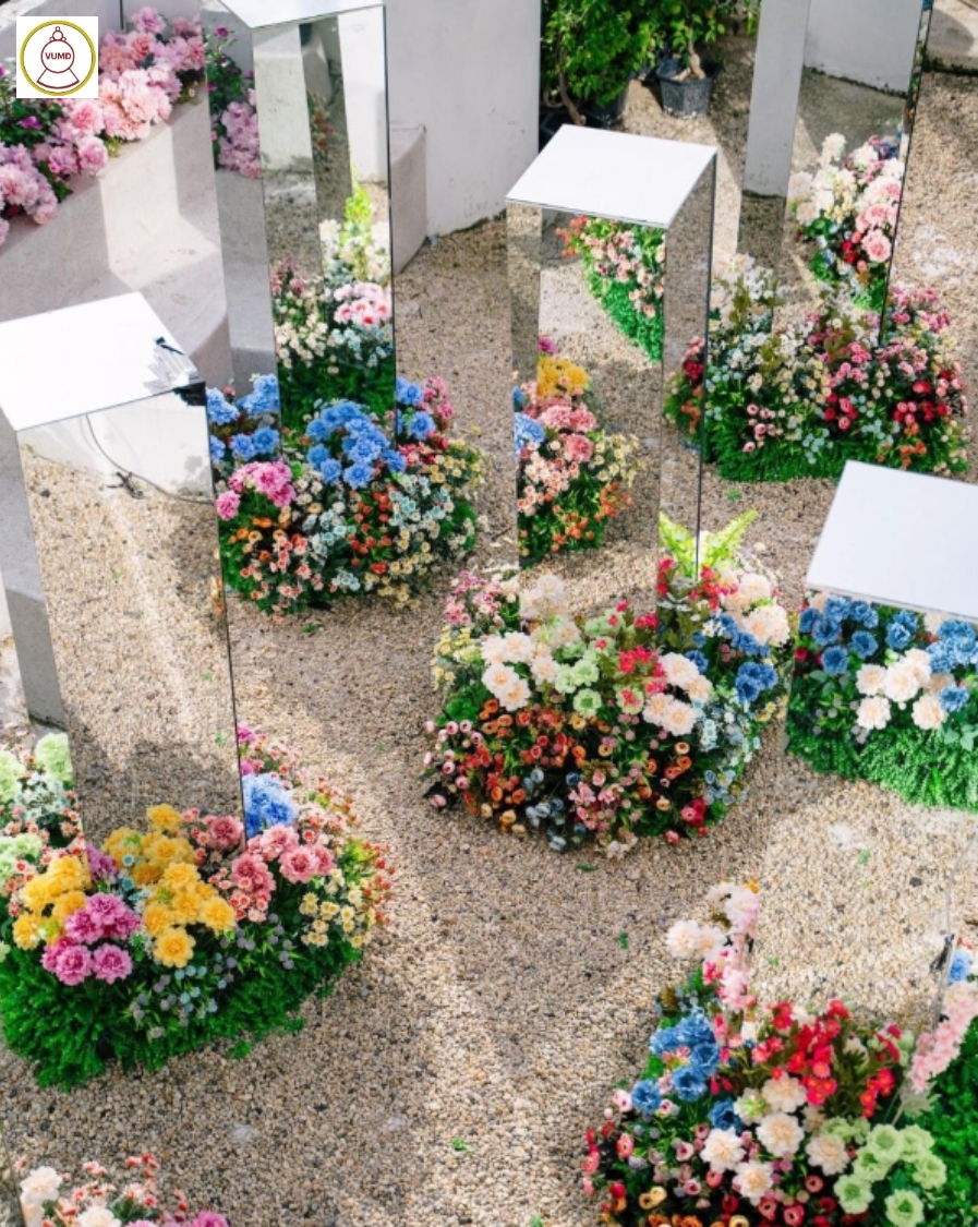 Hoa trang trí đám cưới, quán cafe, studio xu hướng