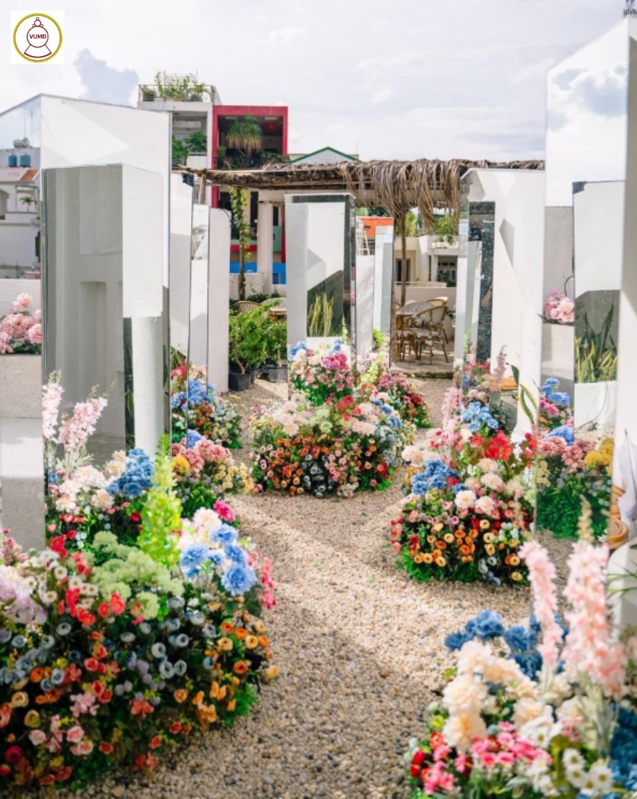 Hoa trang trí đám cưới, quán cafe, studio xu hướng