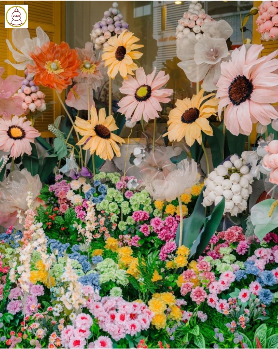 Hoa trang trí đám cưới, quán cafe, studio xu hướng