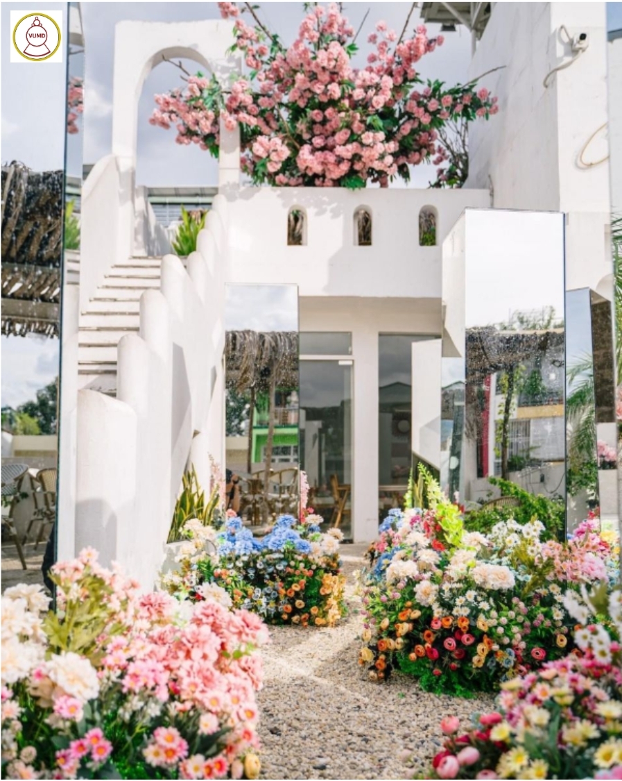 Hoa trang trí đám cưới, quán cafe, studio xu hướng