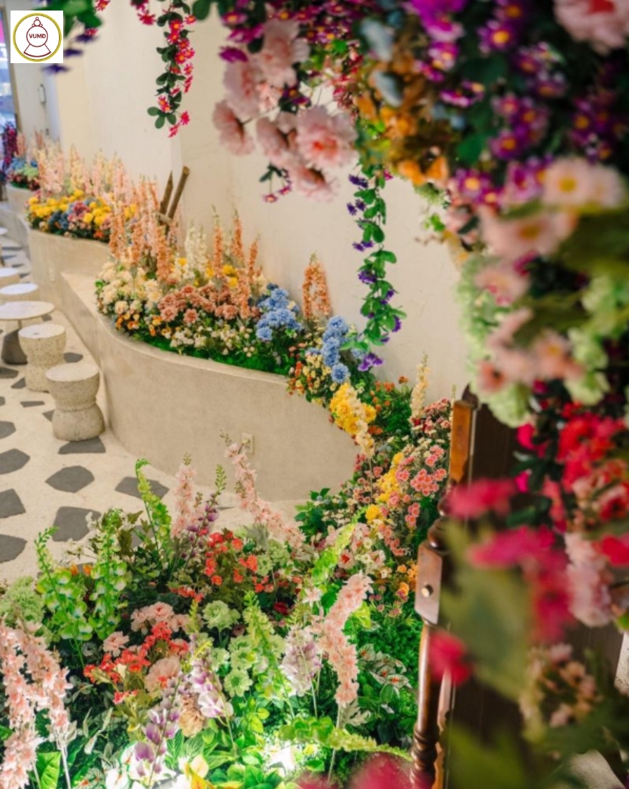 Hoa trang trí đám cưới, quán cafe, studio xu hướng