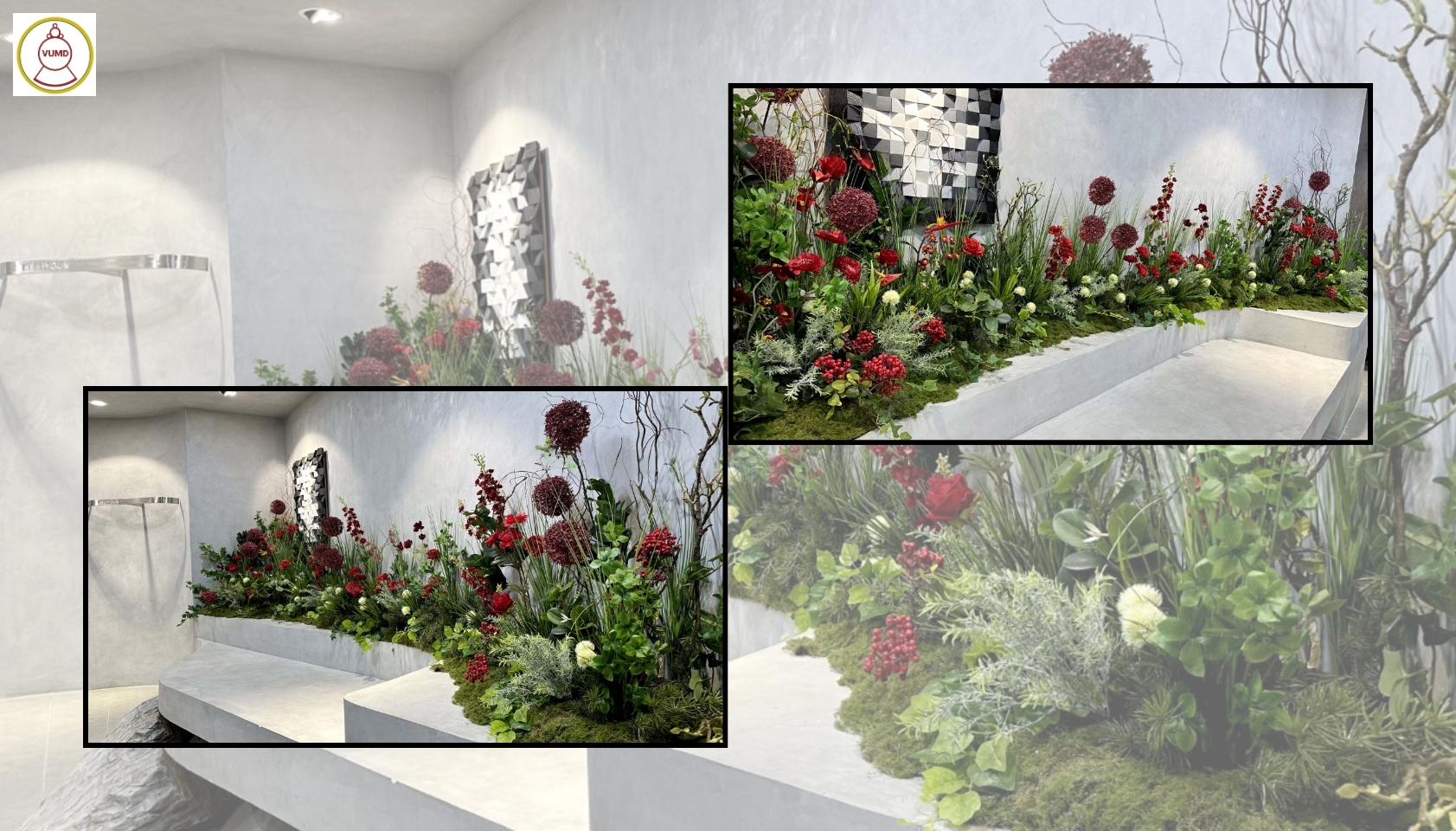 Hoa trang trí đám cưới, quán cafe, studio xu hướng 2024