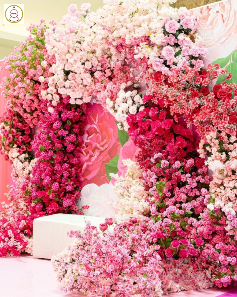 Hoa trang trí đám cưới, không gian nhà, studio đẹp 2024