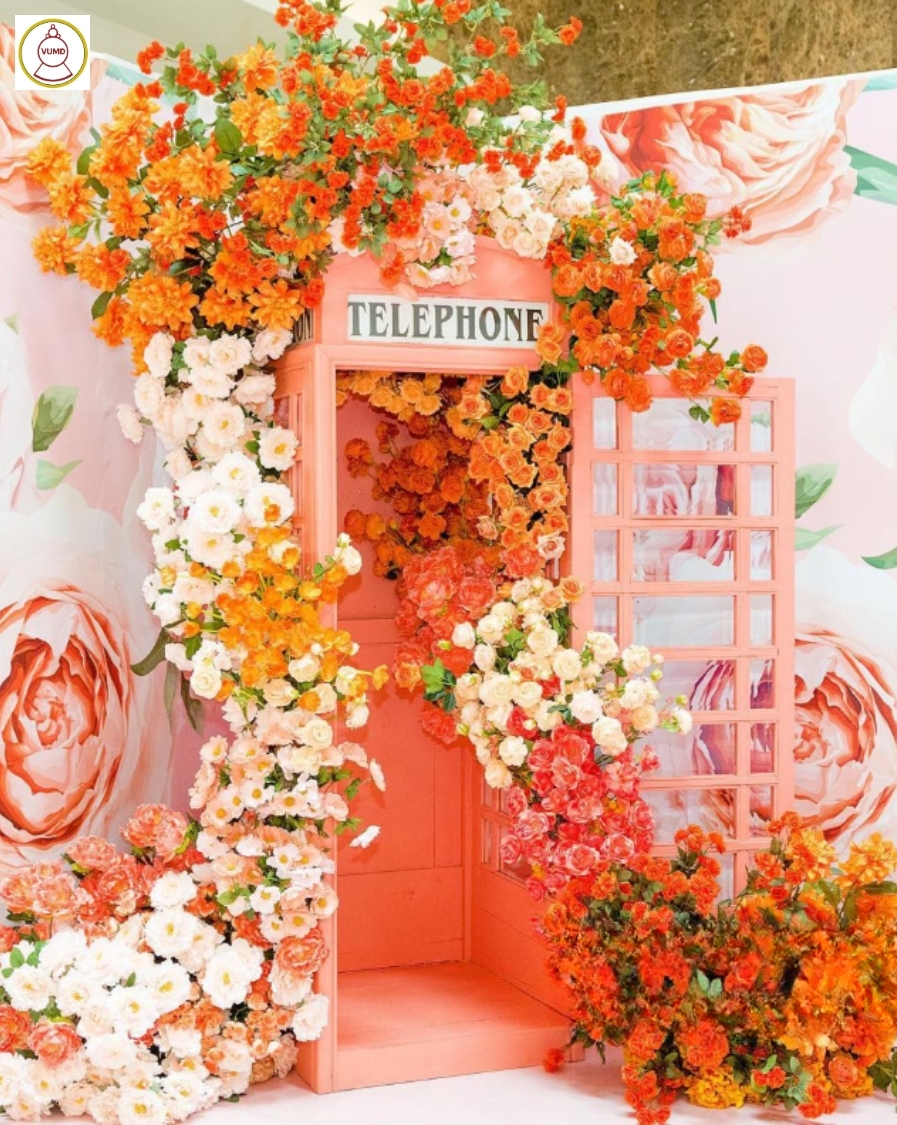 Hoa trang trí đám cưới, không gian nhà, studio hot