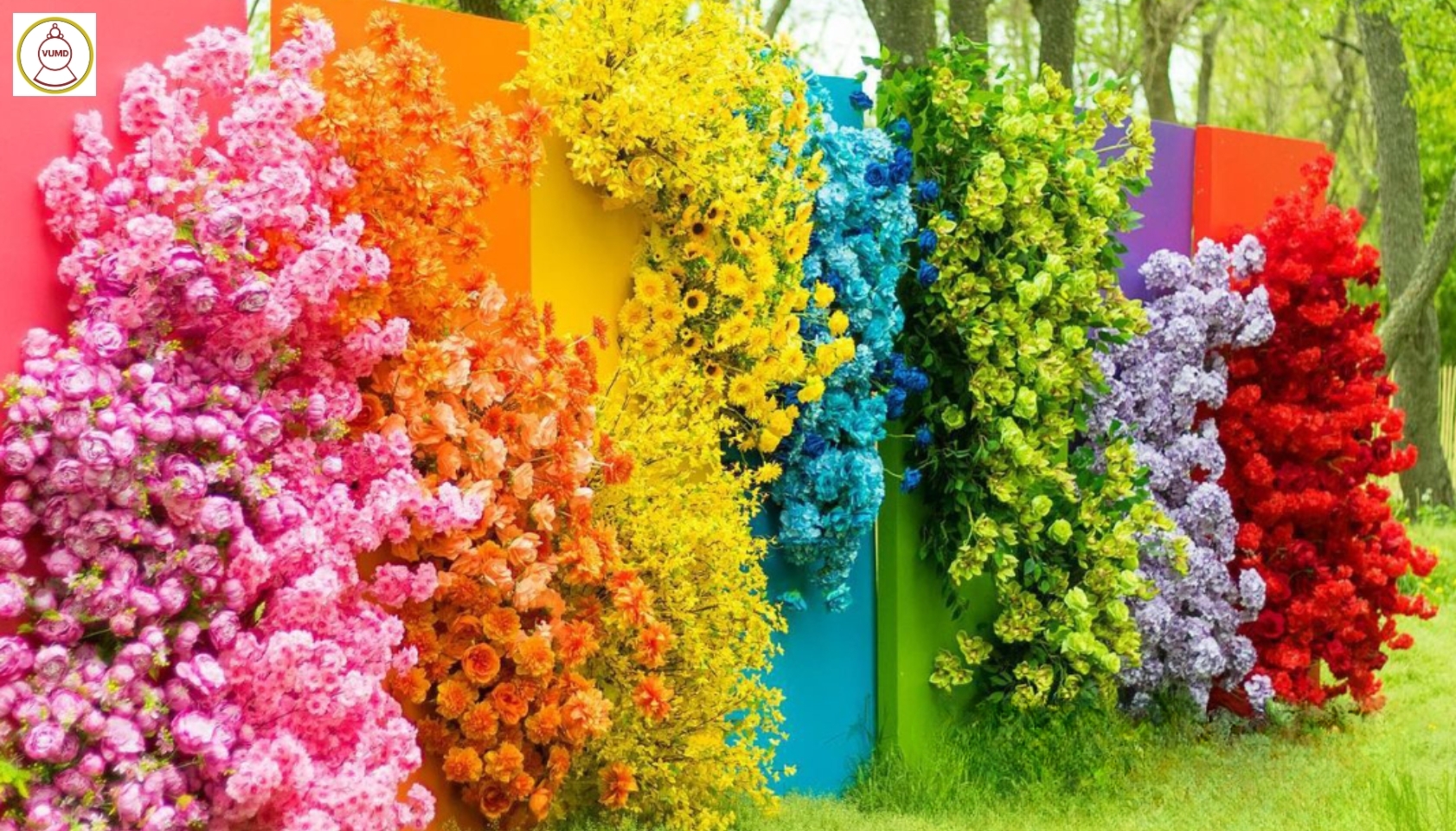 Hoa trang trí đám cưới, không gian nhà, studio hot 2024