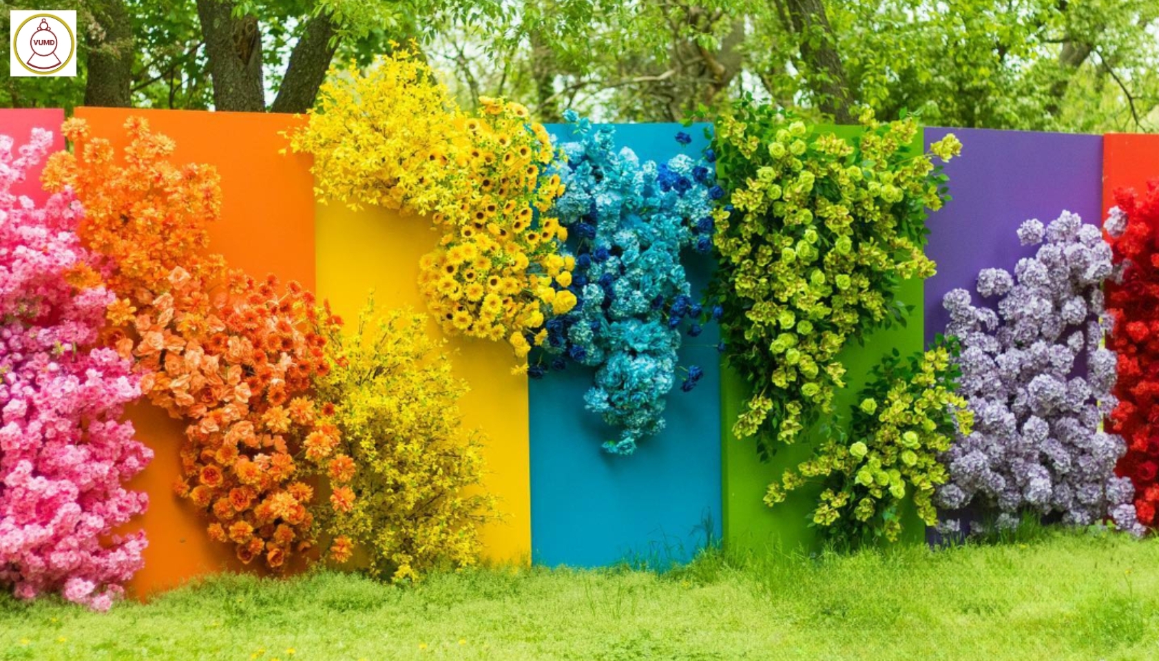 Hoa trang trí đám cưới, không gian nhà, studio hot 2024