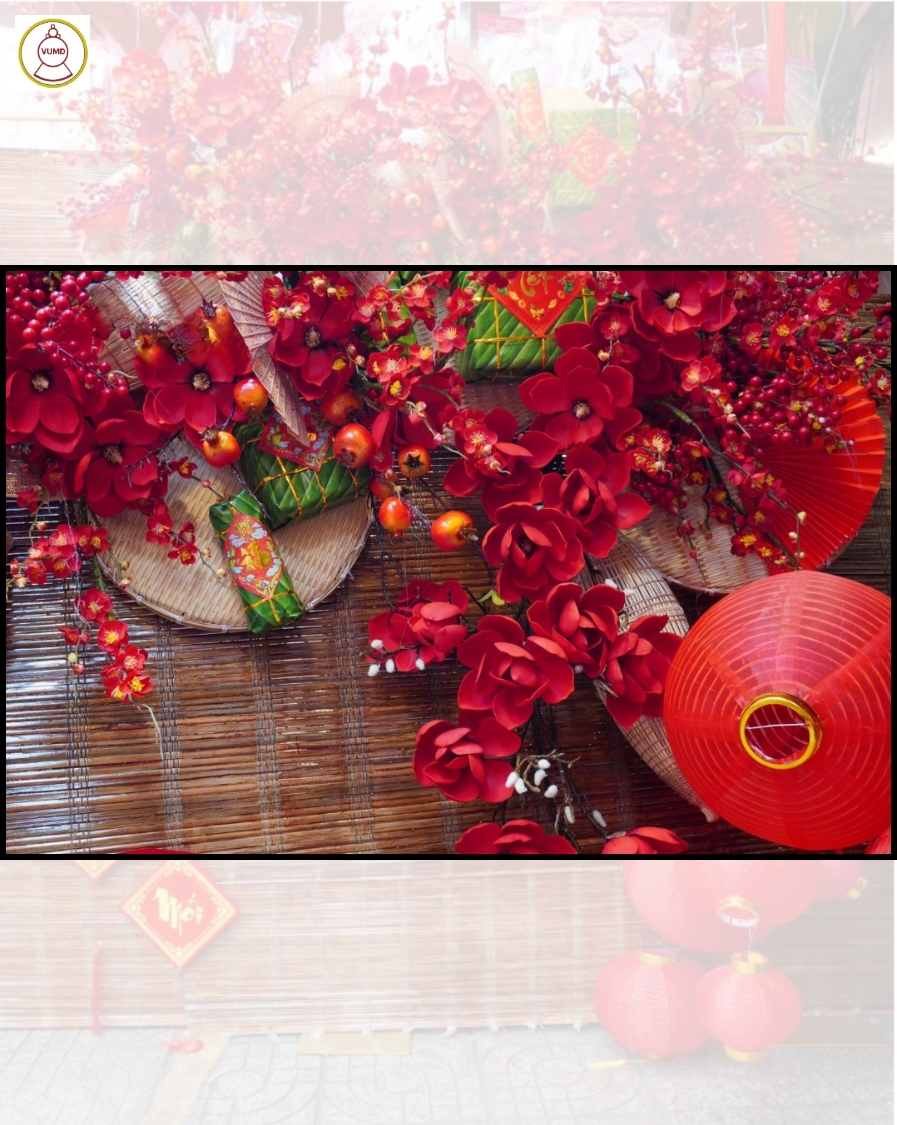 Mẫu trang trí tết hot