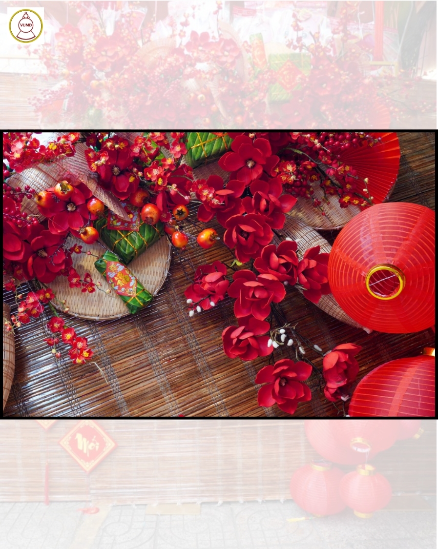 Mẫu trang trí tết hot