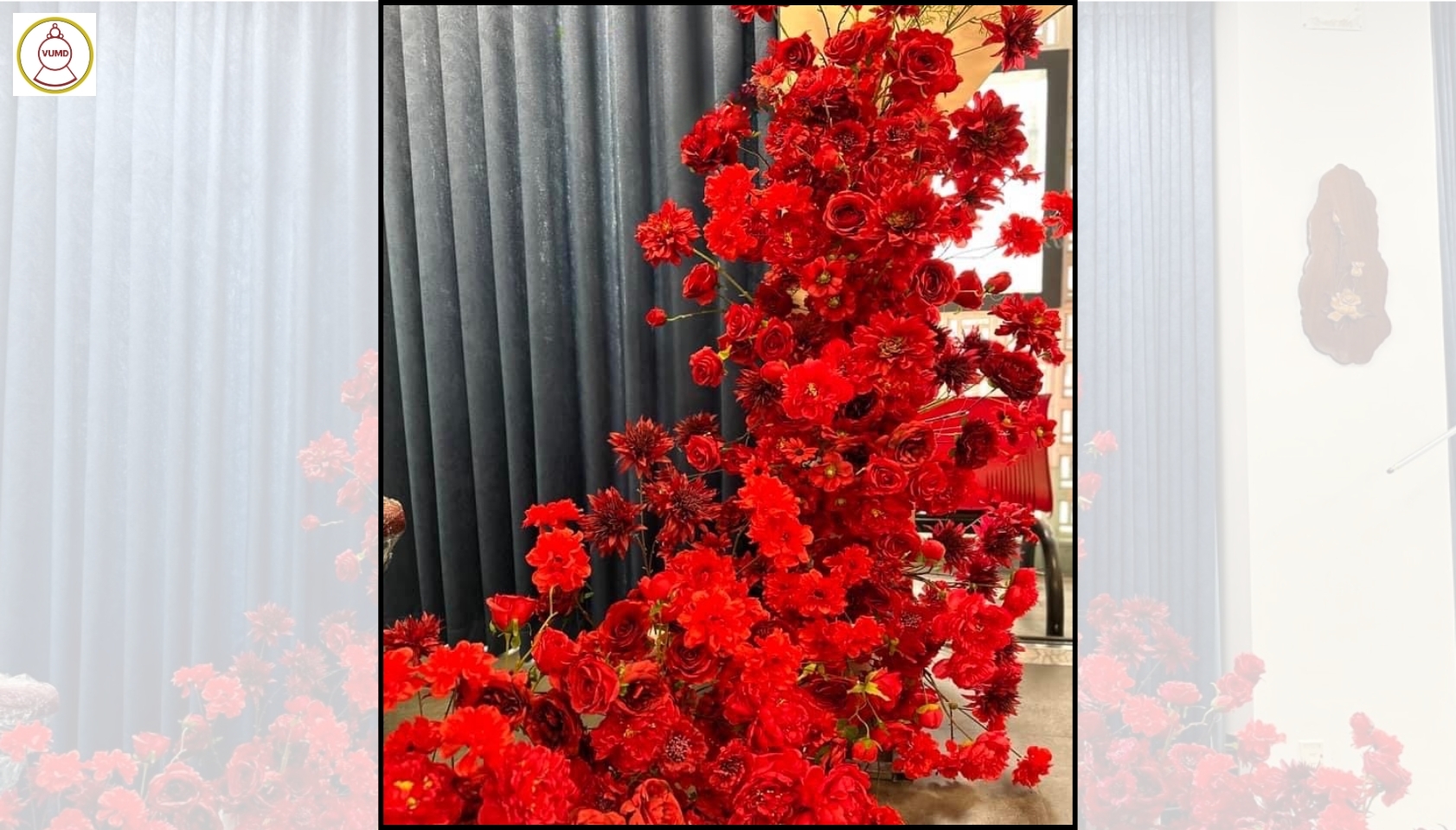 Hoa trang trí đám cưới, phim trường, studio hot