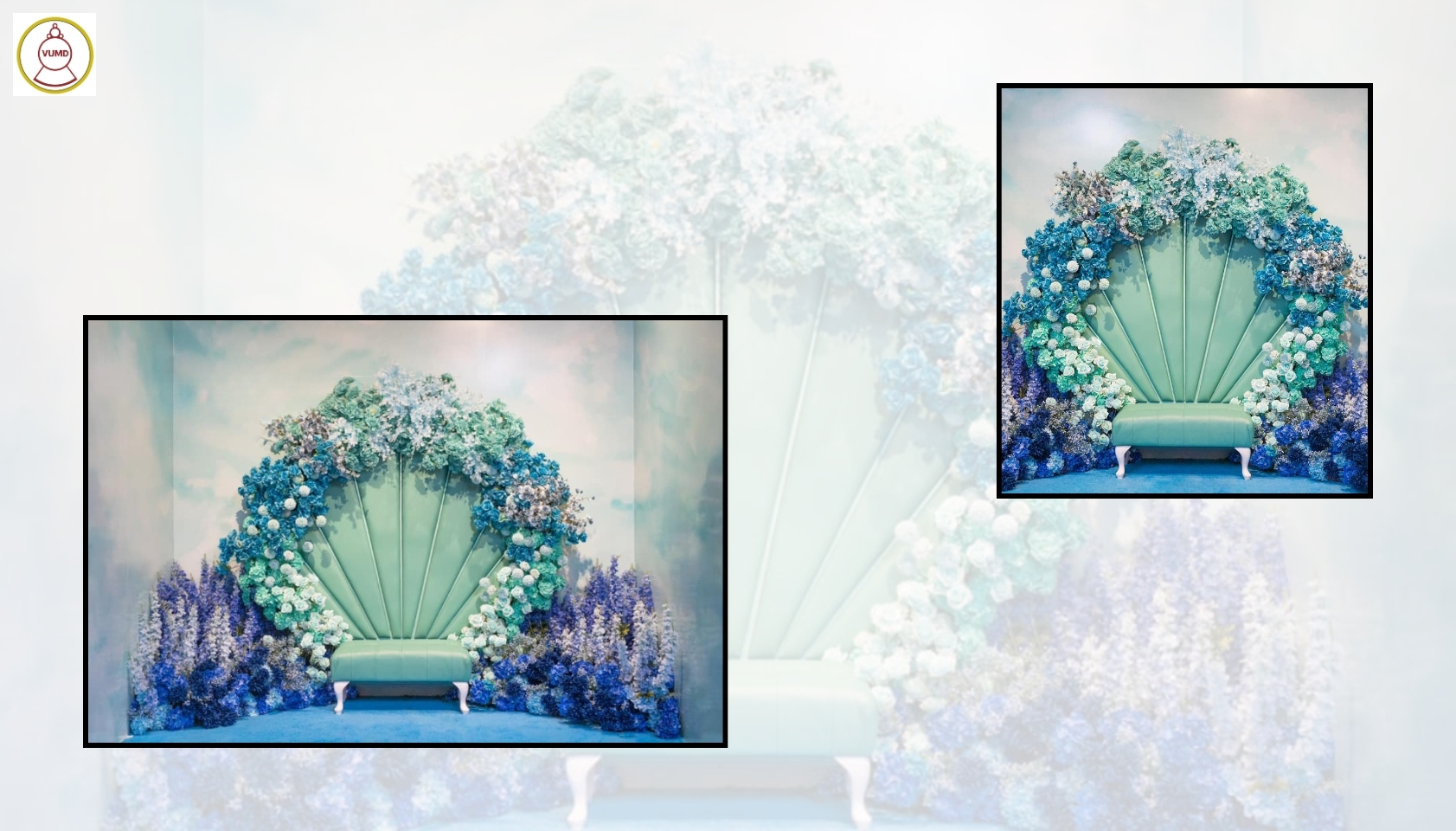 Mẫu cổng hoa trang trí studio chụp ảnh cưới