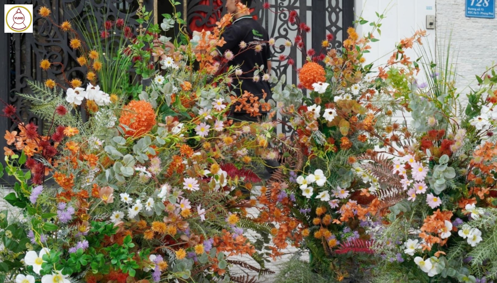 Hoa trang trí đám cưới, phim trường, studio 2024