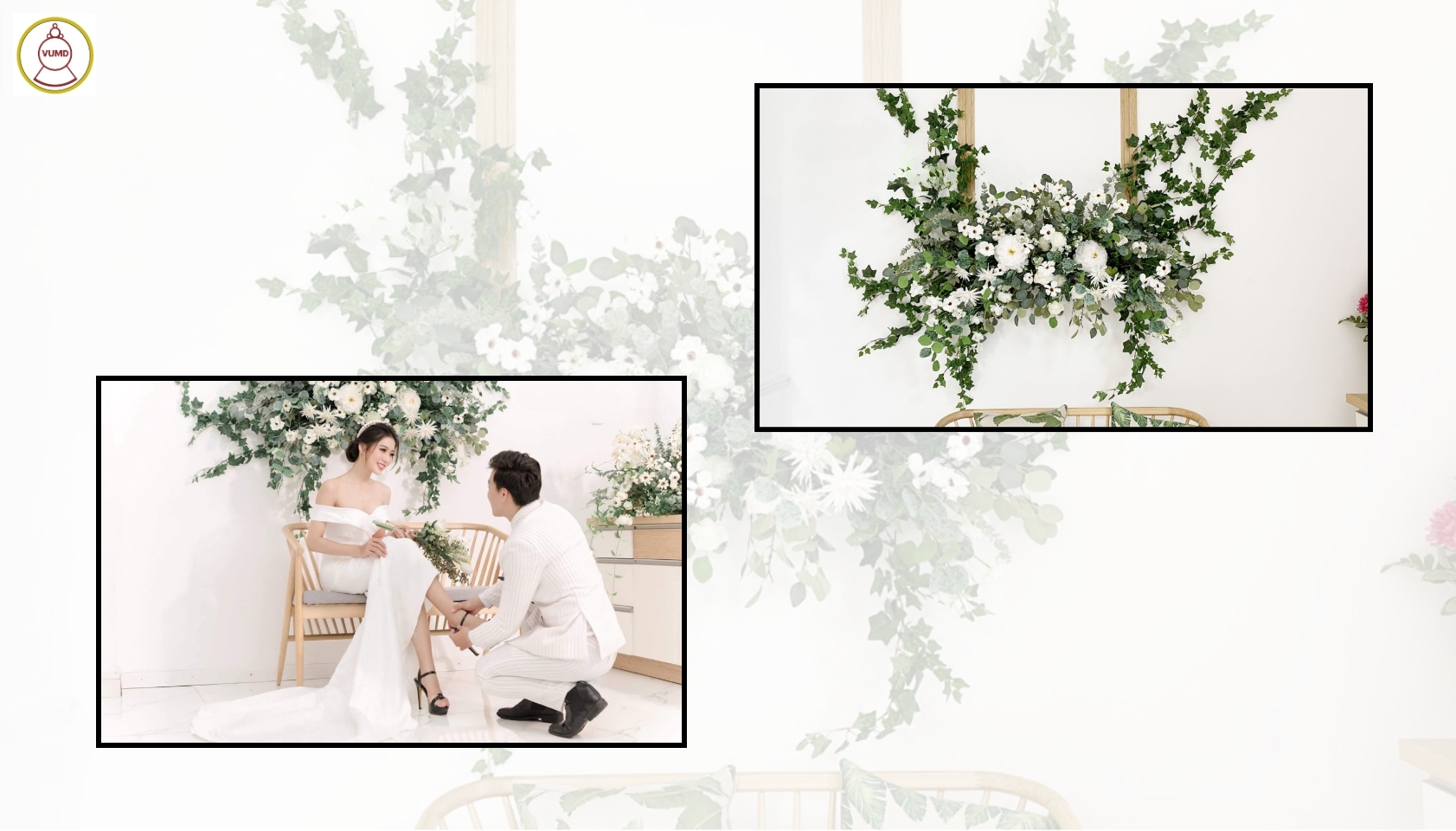 Mẫu trang trí studio chụp ảnh cưới đẹp