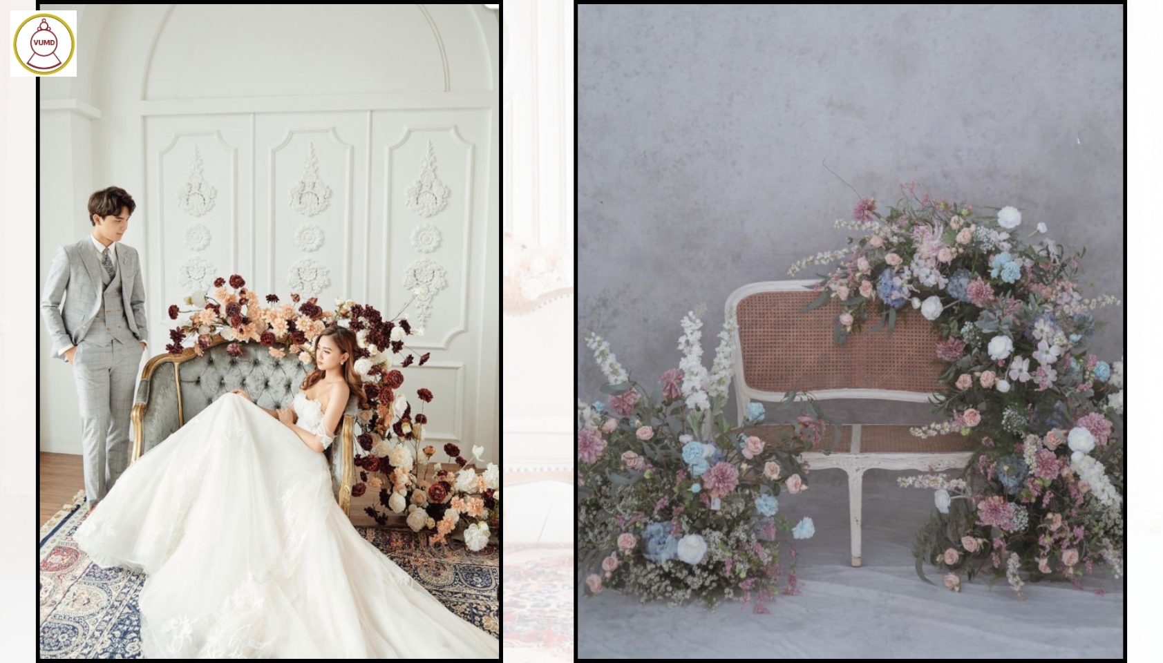 Mẫu trang trí studio ảnh cưới hot