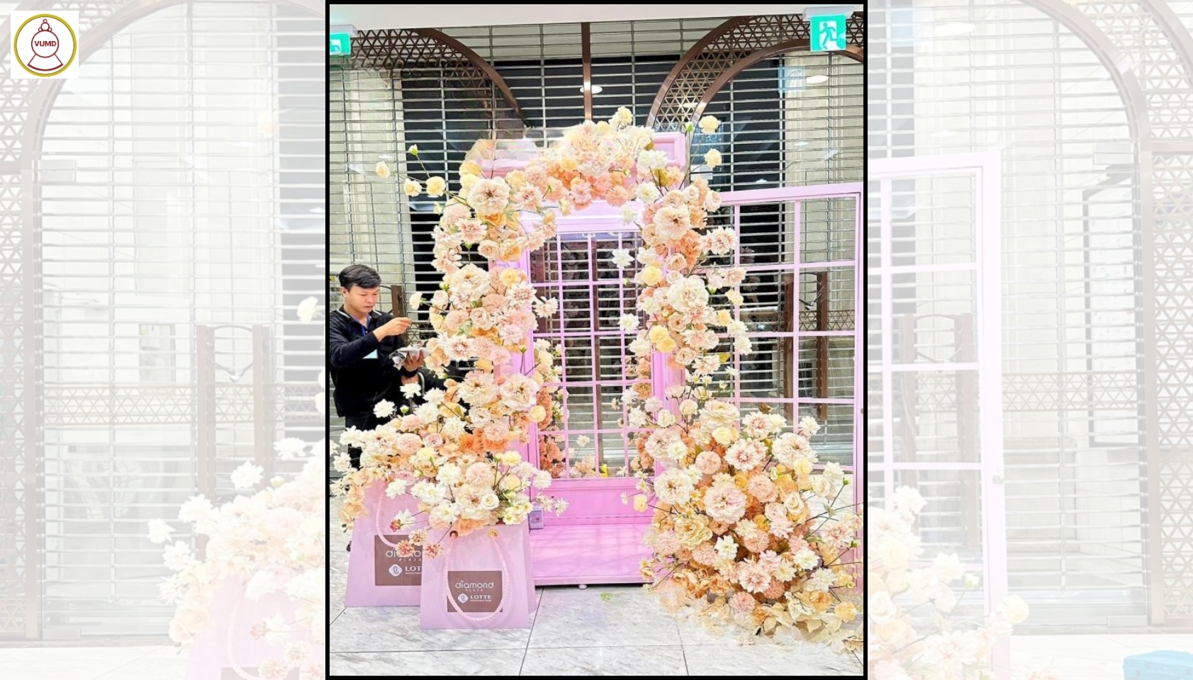 Hoa trang trí đám cưới, phim trường, studio chất lượng 2024