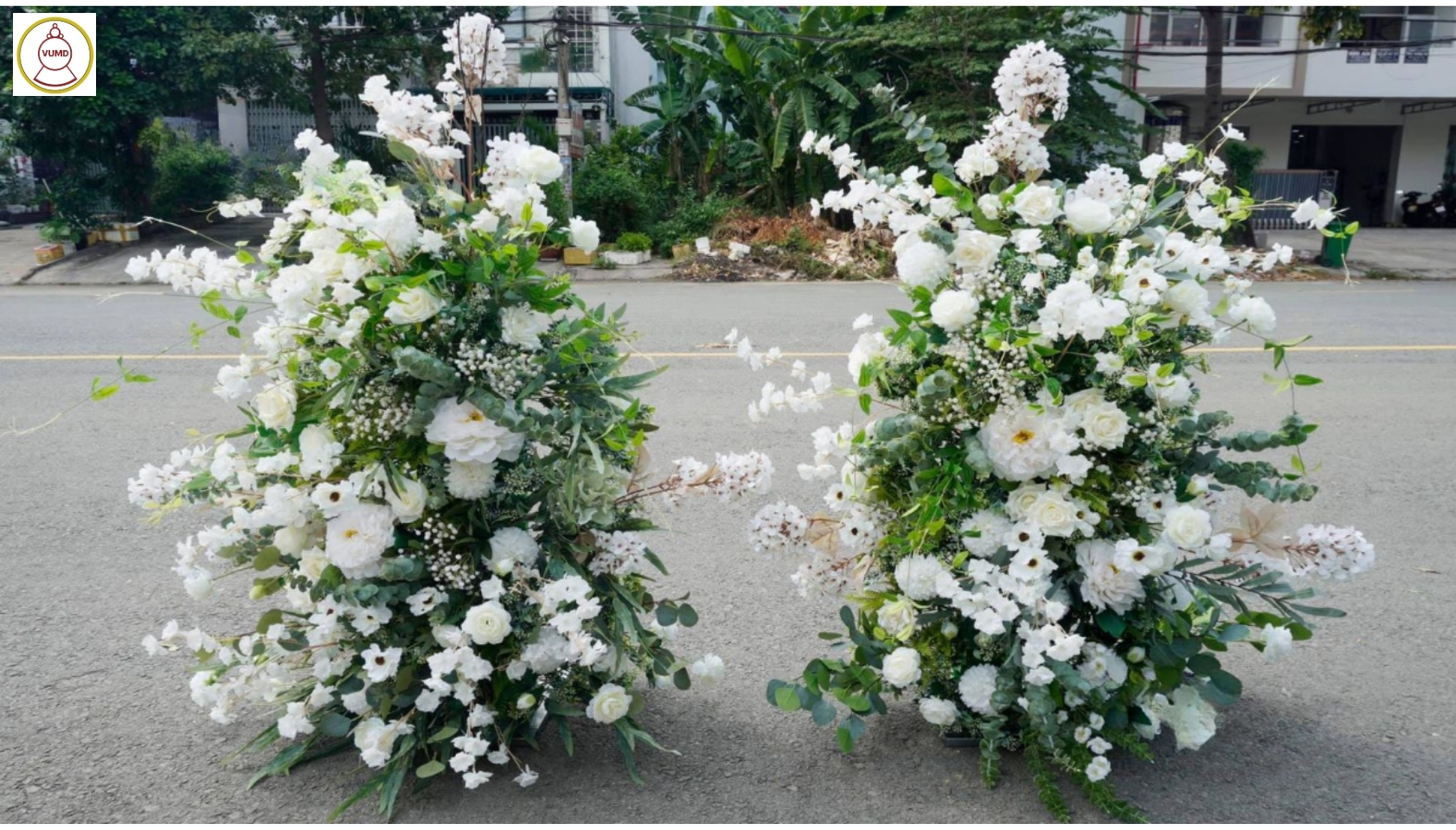 Mẫu hoa decor không gian, tiệc cưới