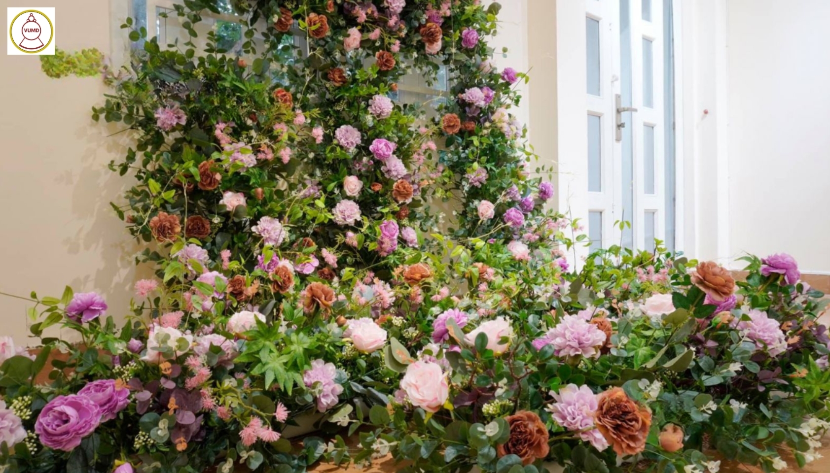 Mẫu hoa decor không gian, tiệc cưới đẹp