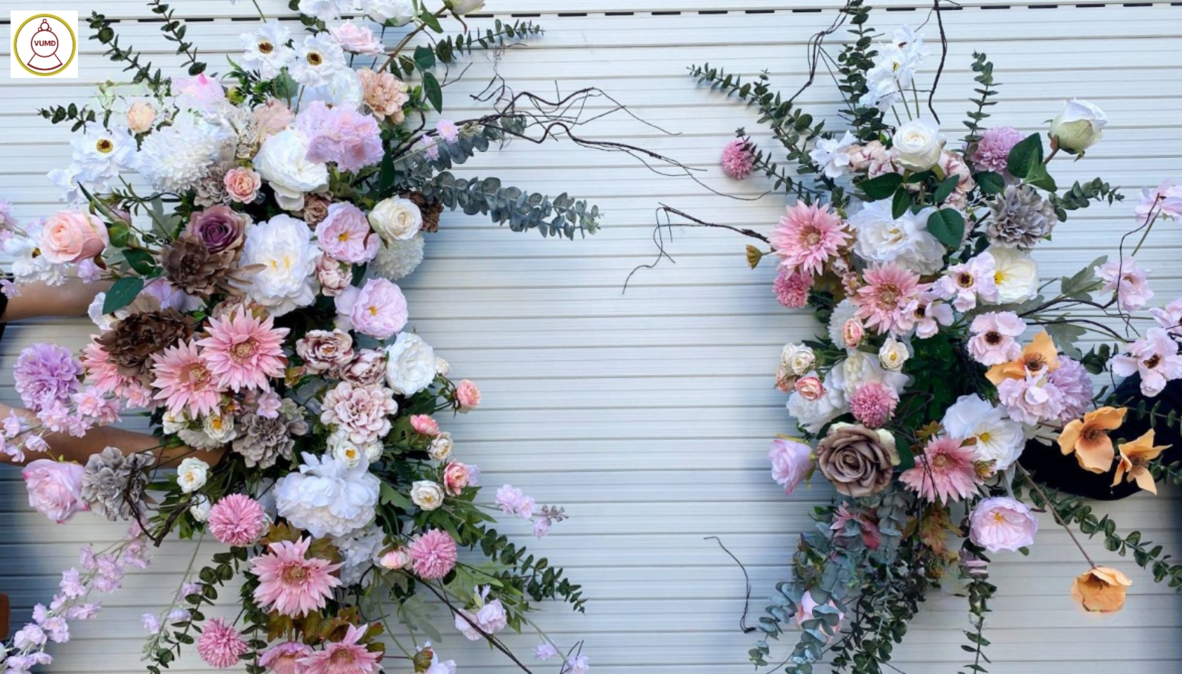 Hoa treo tường trang trí nhà cửa đẹp