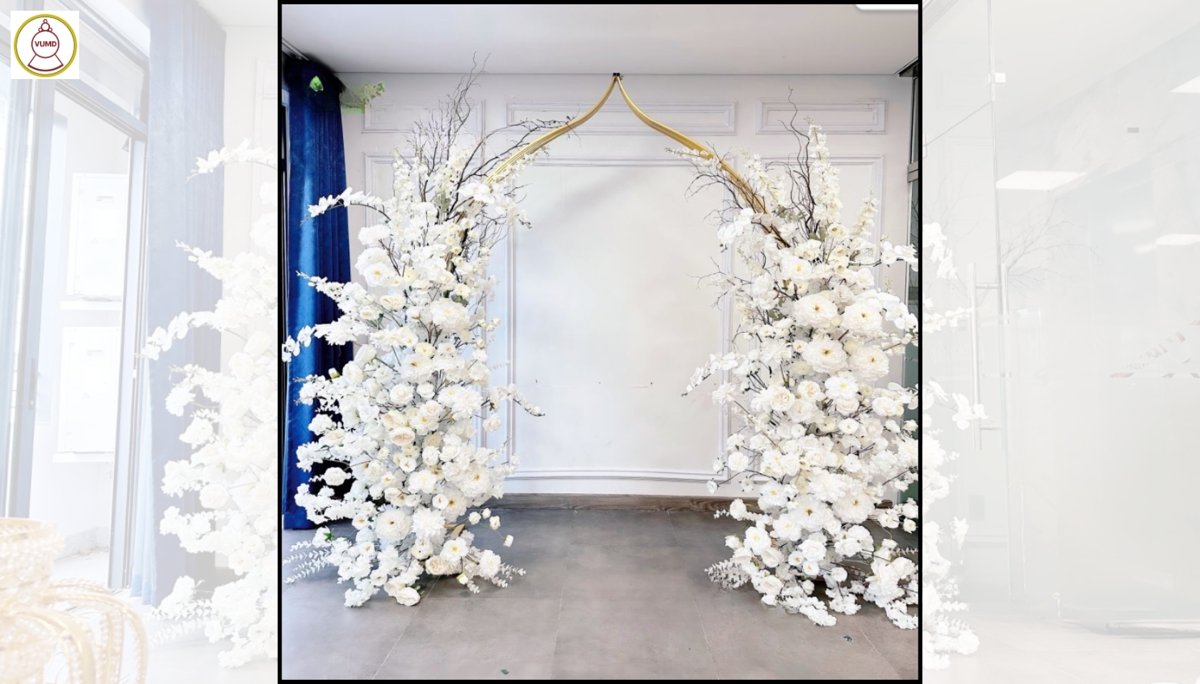 Hoa trang trí đám cưới, quán cafe, studio