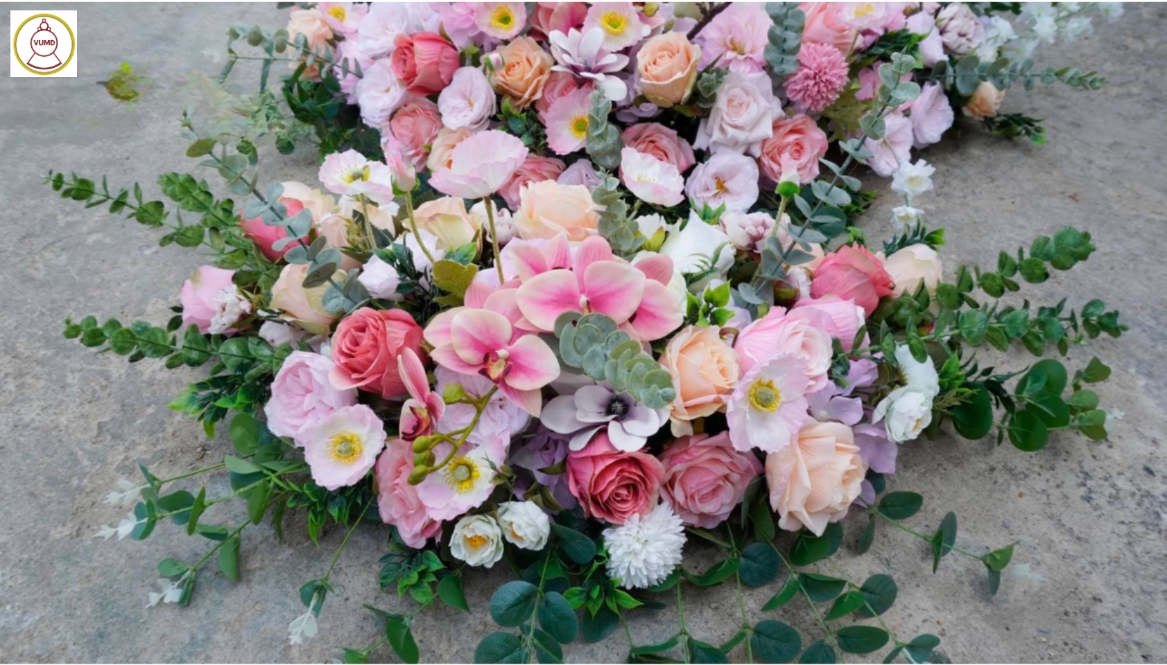 Trang trí xe cưới: Hoa hồng David