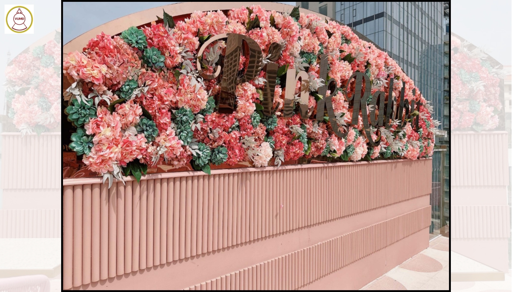 Tường hoa lụa nhân tạo