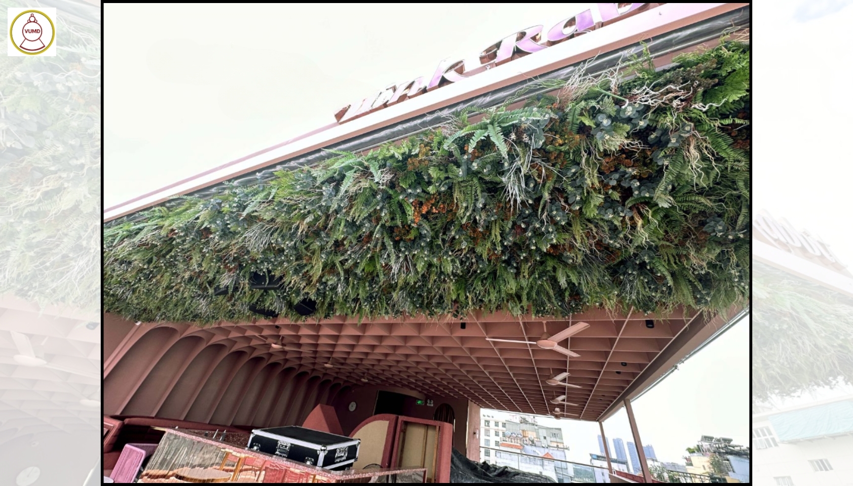 Mảng tường xanh nhân tạo