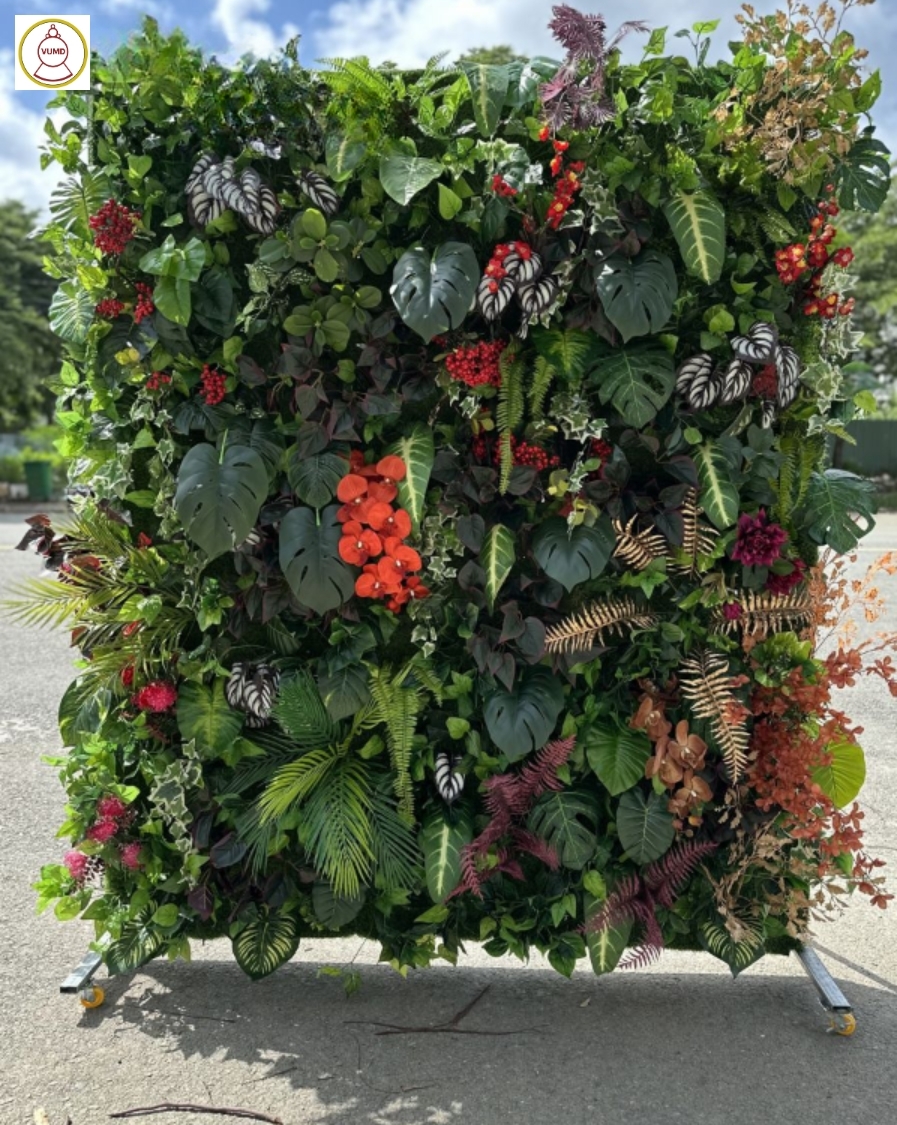 Tường cỏ nhân tạo giả