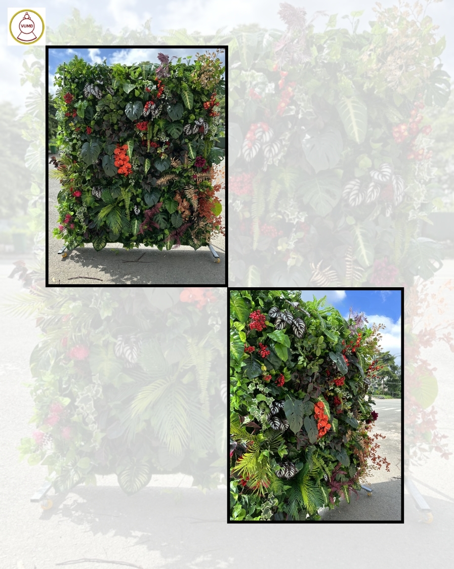 Tường cỏ nhân tạo giả