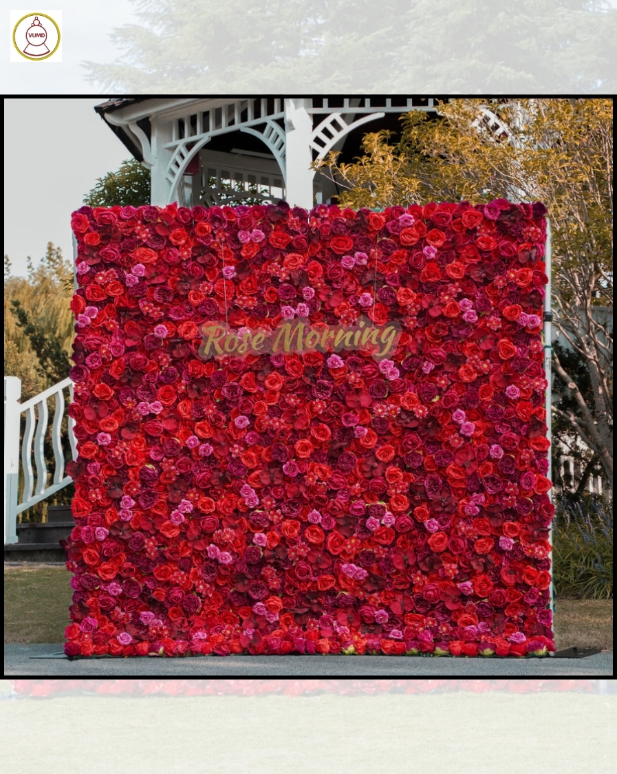 Tường hoa hồng nhân tạo