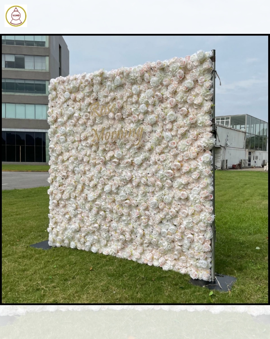 Tường hoa hồng nhân tạo đẹp