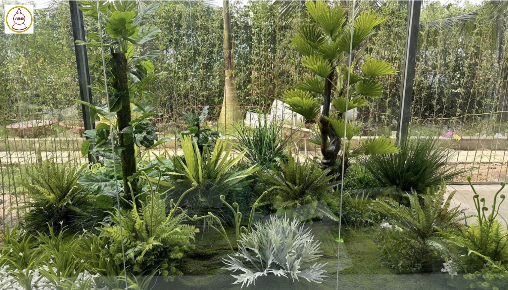 Trang trí rêu xanh nhân tạo