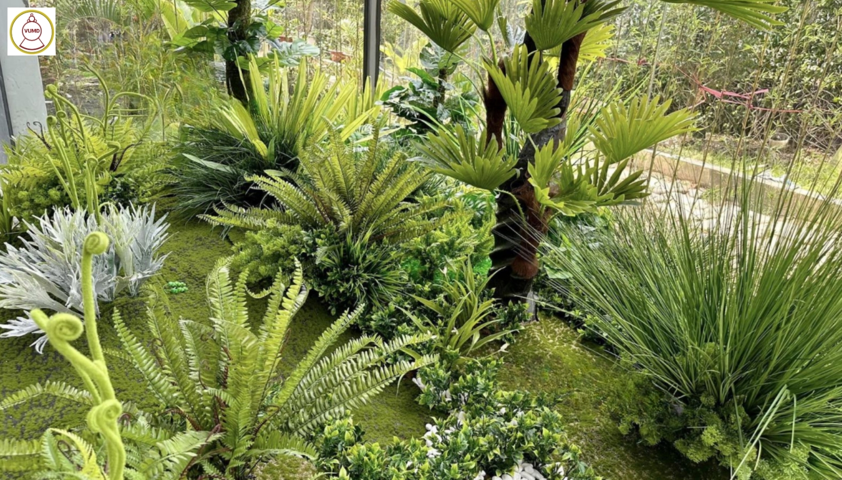 Trang trí rêu xanh nhân tạo