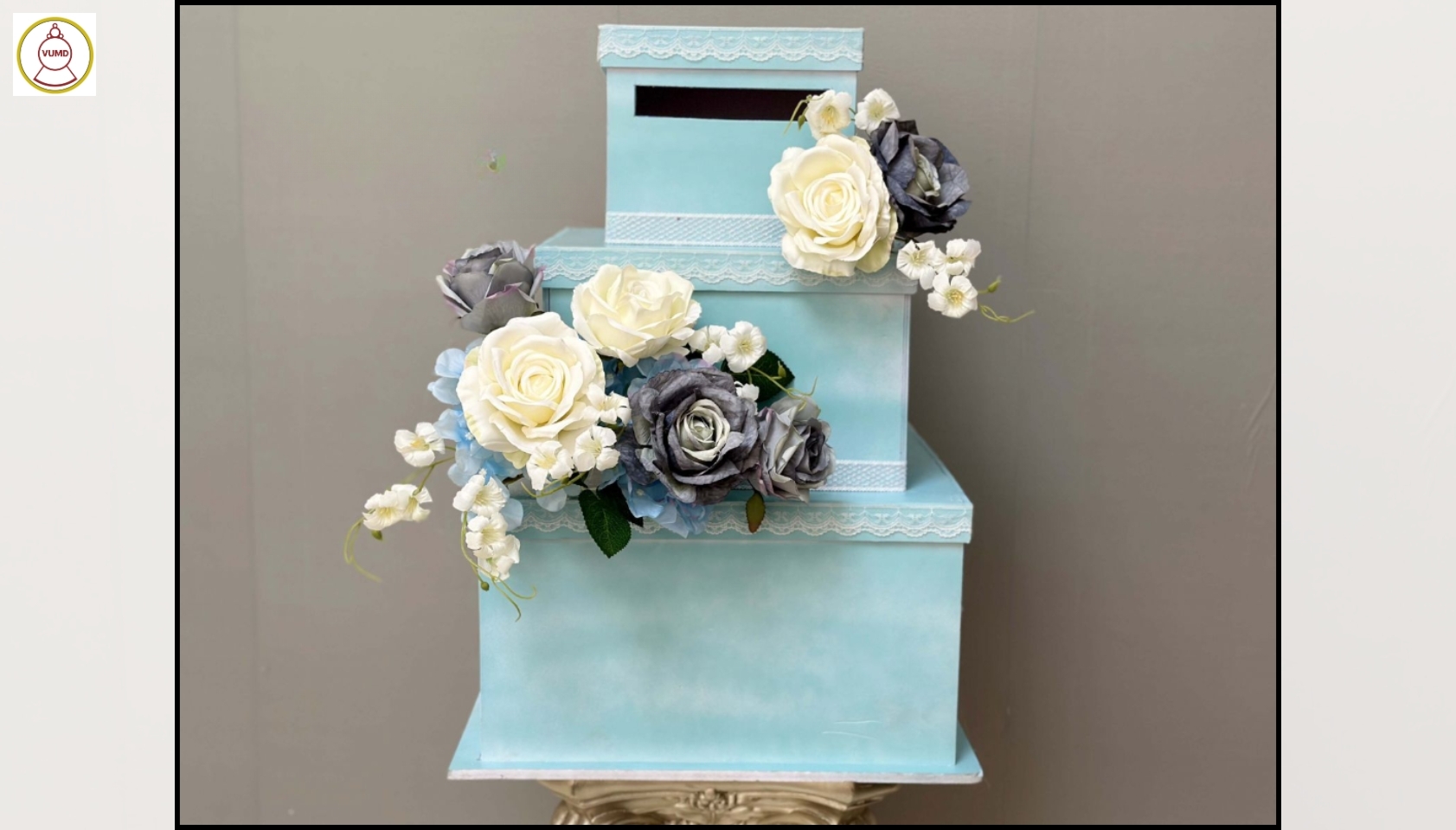 Thùng tiền style tháp bánh kem